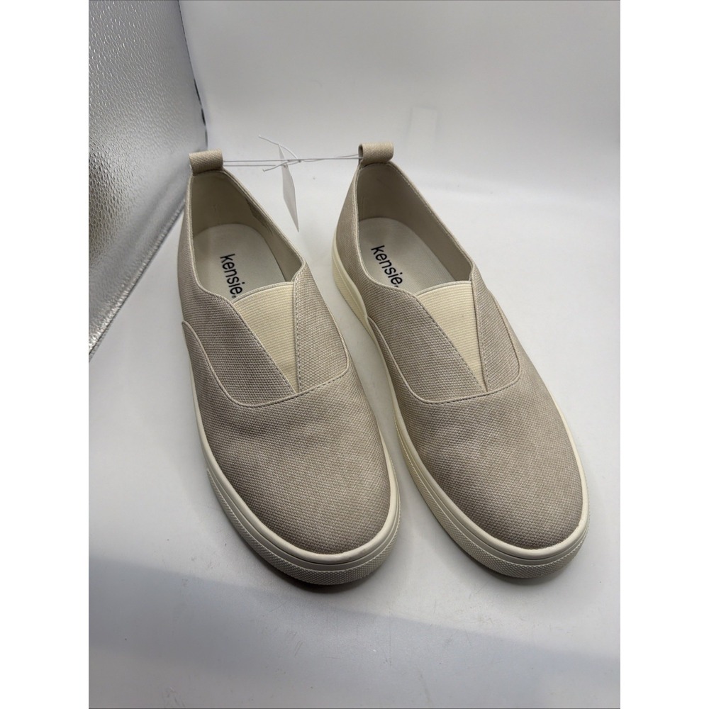 Kensie Ladies Size 9 M  SALIA Beige  Slip On Loafers Shoes. Excellent